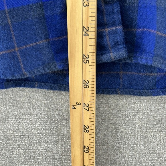 Patagonia Fjord Flannel Shirt Women Size Small Blue Plaid Long Sleeve NEW - Picture 8 of 10